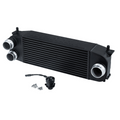 Ranger/Bronco Intercooler + Blow Off Valve Kit, Black Dual Port
