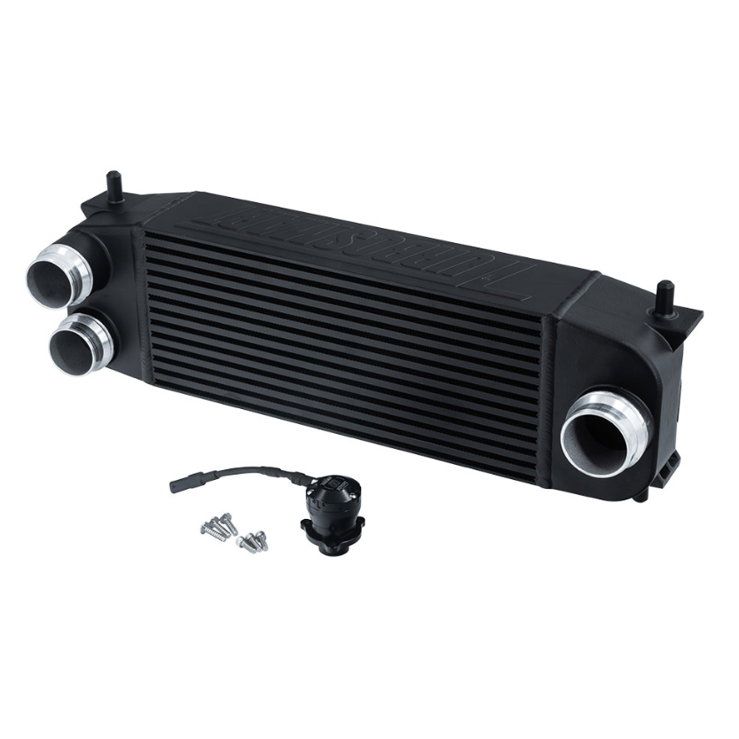 Ranger/Bronco Intercooler + Blow Off Valve Kit, Black Recirculating