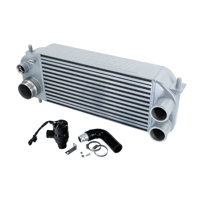 F150 Intercooler + Blow Off Valve Kit, Silver Recirculating