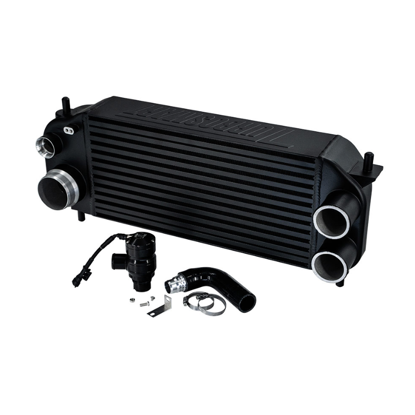 F150 Intercooler + Blow Off Valve Kit, Black Recirculating