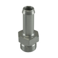 Fitting 10mm / 3/8" Hose End to -6 AN ORB Male Straight - Silver