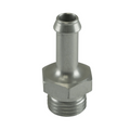 Fitting 8mm / 5/16" Hose End to -6 AN ORB Male Straight - Silver