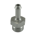 Fitting 6mm / 1/4" Hose End to -6 AN ORB Male Straight - Silver