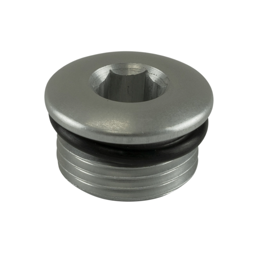 Fitting -8 AN ORB Blank - Silver