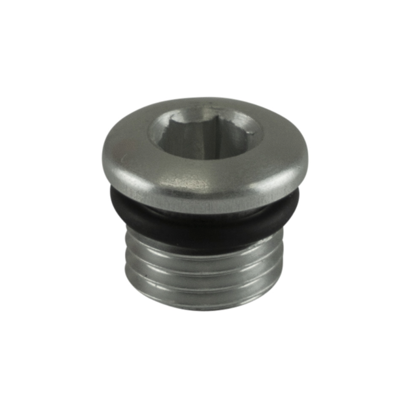 Fitting -4 AN ORB Blank - Silver