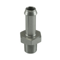 Fitting 8mm / 5/16" Hose End to 1/8 NPT Male Straight - Silver