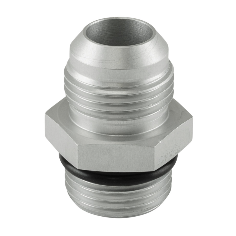 Fitting -12 AN Flare to -12 AN ORB Male Straight - Silver